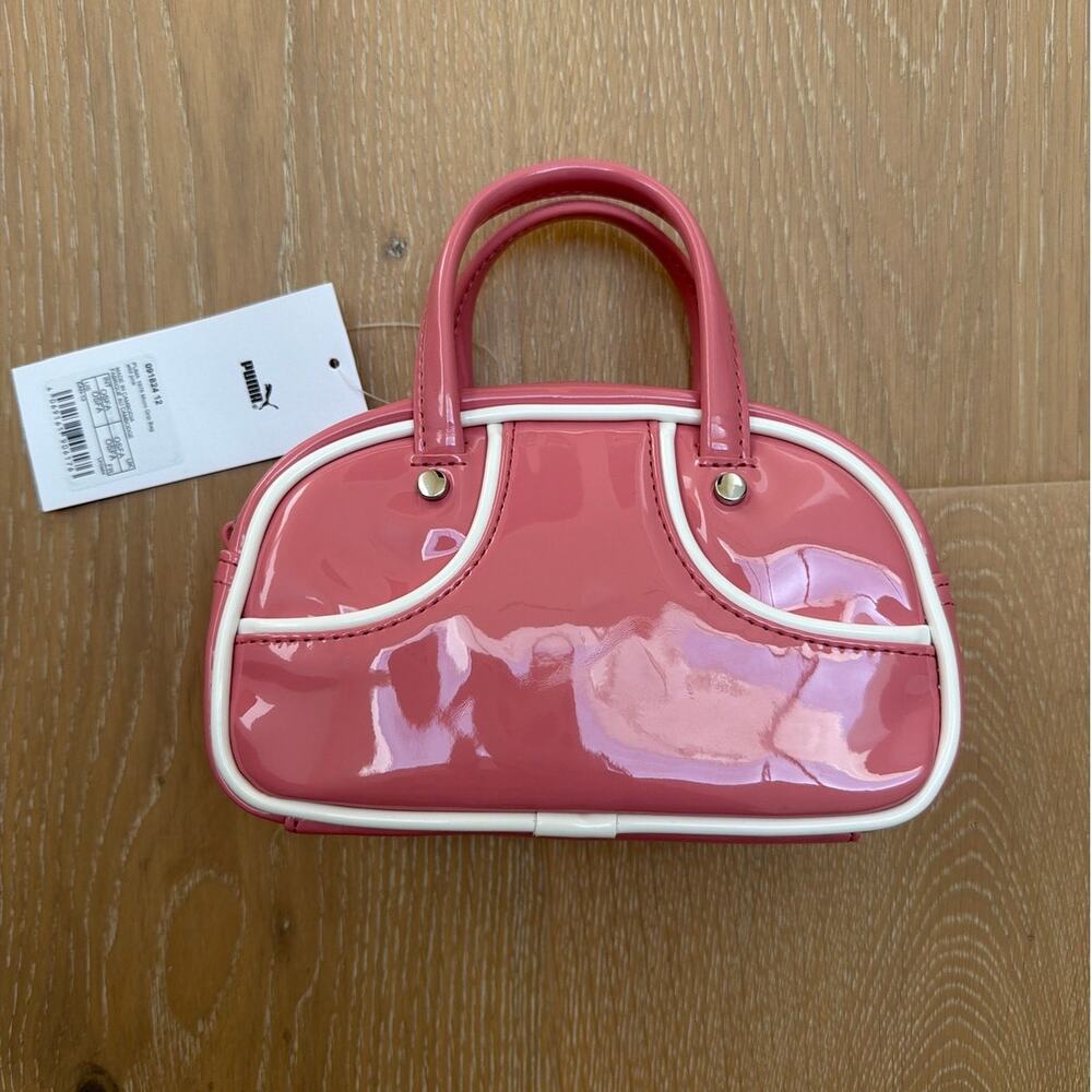 Puma Micro Bag Archive 1976 Size Mini Pink White - Picture 2 of 4
